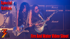 Exclusive Report from Filming of Ace Frehley Video Fire and Water with Paul Stanley