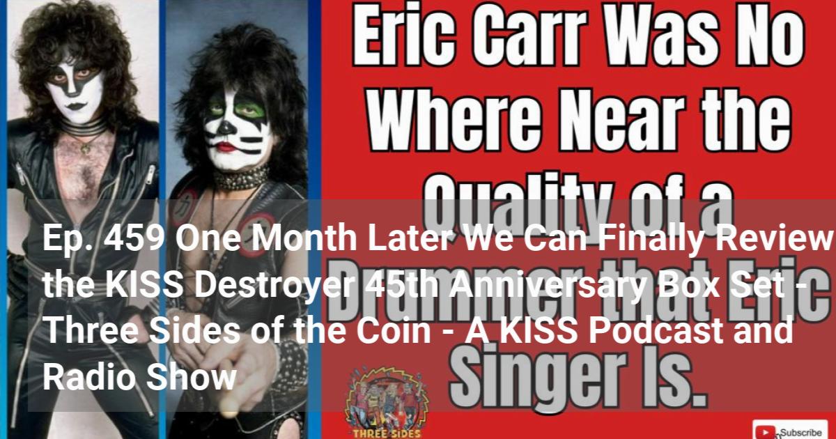 Eric Carr Was No Where Near the Quality of a Drummer that Eric Singer ...