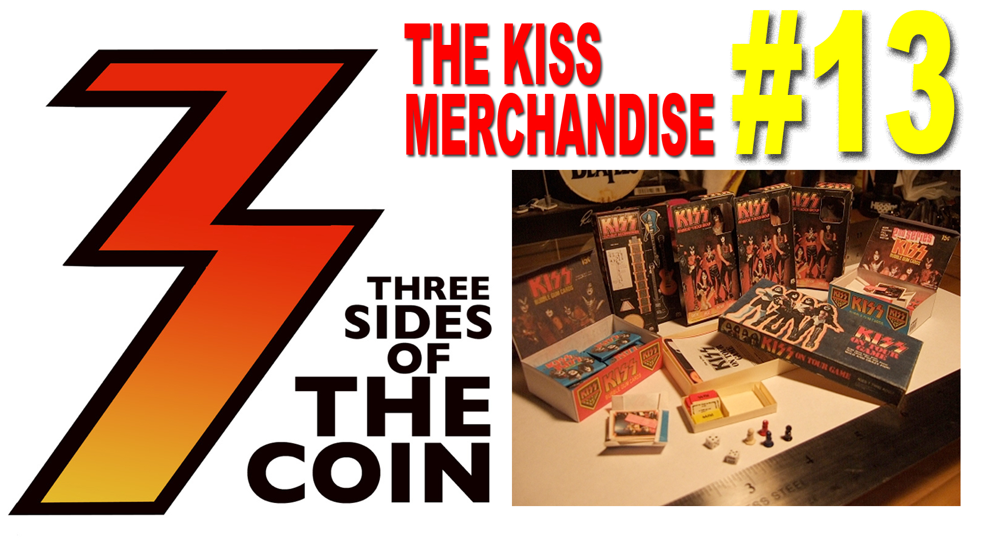 Three sides. Kiss Merchandise. Ace Frehley the other Side of the Coin Ace. 2 Sides of Coin.