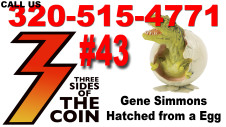 Gene Simmons Hatched from a Egg, Ace Frehley from Planet Jendell, KISS Back Stories 320-515-4771