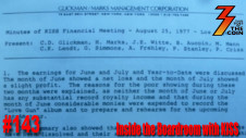 Ep. 143 Meeting Notes from KISS Financial & Business Meetings in 1977 & 1979