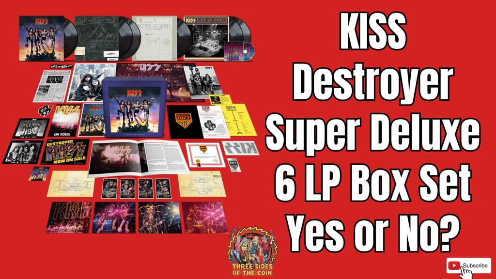 Kiss Destroyer Double Puzzle Set In Tin Box - Dual Pack Album Size